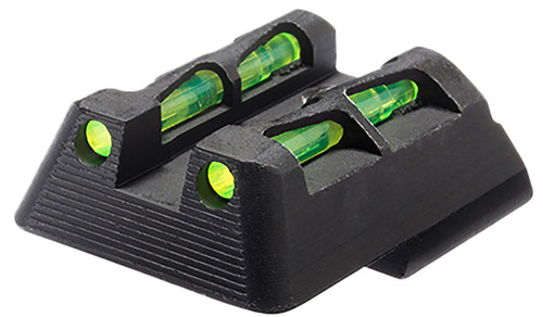 HiViz HKLW11 LiteWave Green/Red Black Frame Fits H&K 45/P30/VP9/VP40