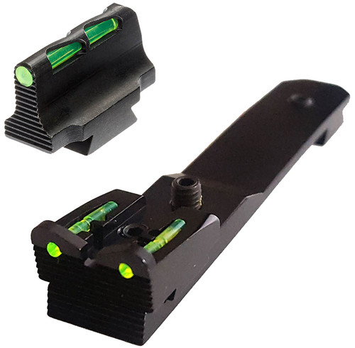 HiViz HHVS500 LiteWave Front & Rear Sight Set Green Red White for Henry Rifle Multiple Models