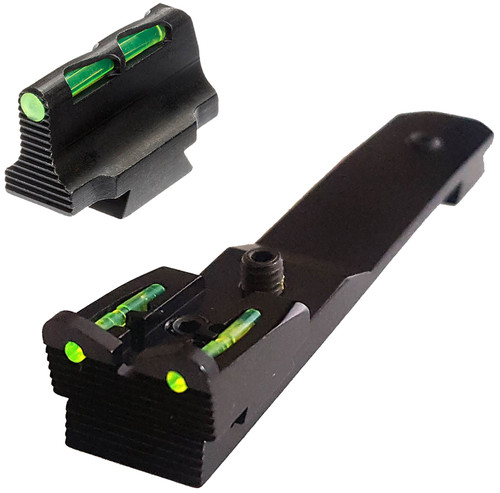 HiViz HHVS620 LiteWave Front & Rear Sight Set Green Red White for Henry H009 H009AW Rifles
