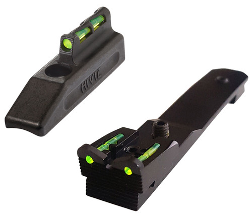 HiViz HHVS001 Henry .22 LR Interchangeable Front Sight Set with Green, Red & White LitePipes