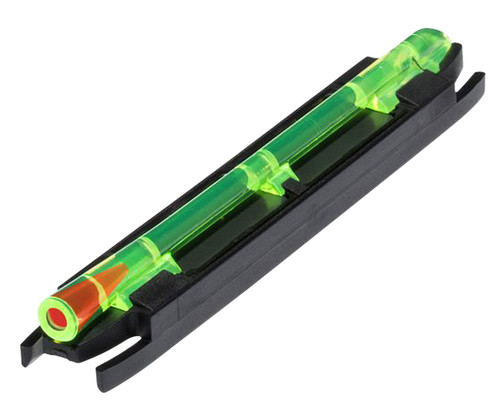 HiViz M300 M-Series Narrow Magnetic Snap-On Shotgun Front Sight Green with Red Center Fiber Optic