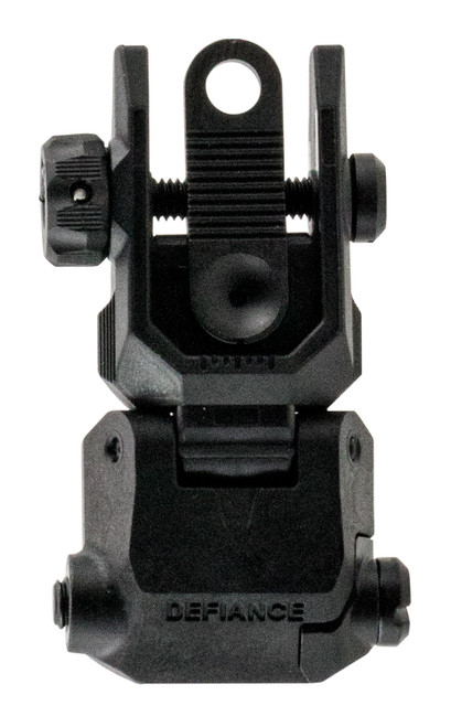 Kriss USA DAPRSBL00 Defiance Polymer Rear Flip-Up Sight Black AR-15 Low Profile