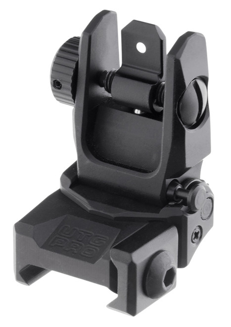 Leapers TLURS55 Flip-Up Rear Iron Sight Picatinny/Weaver Rail