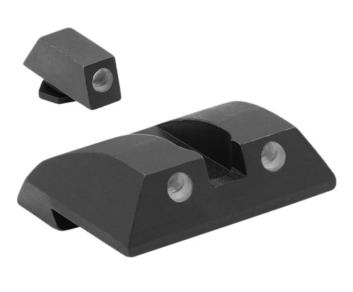 Meprolight USA 127403101 Tru-Dot Green Tritium White Outline Front Sight-Green Tritium White Outline Rear Sight Smith & Wesson SIGMA/SDVE