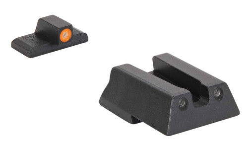 Meprolight Hyper-Bright Green Tritium Orange Outline Night Sight Set for HK VP9/HK45/HK45C