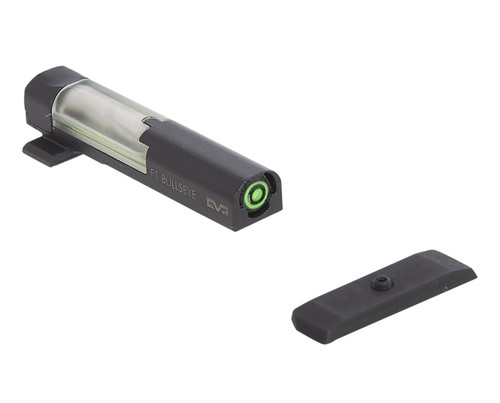 Meprolight USA 632163108 FT Bullseye Front Sight Green Tritium/Fiber Optic Black Frame Sig Sauer P365