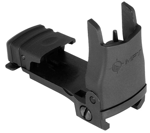 Mission First Tactical BUPSWF Flip-Up Front Sight Black Folding for AR-Platform Picatinny Rail