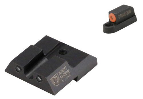 Night Fision CZU076007OGZG Tritium Night Sights For CZ-USA Green Tritium Orange Outline Front Sight-Green Tritium Black Outline Rear Sight CZ P-07/P-09