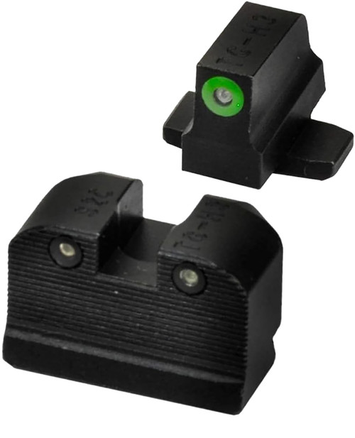 Sig Sauer SOX10009 X-Ray3 Day/Night Suppressor Height Sight Set Green Tritium Black Outline for P320/P226