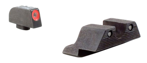 Trijicon 600538 HD Night Sights Green/Tritium Orange Outline Front Sight-Green Tritium Black Outline Rear Sight Glock 17/17L/19 Standard Frame