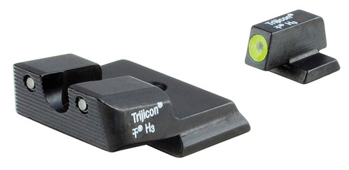 Trijicon 600721 HD Night Sights Green Tritium Yellow Outline Front & Black Outline Rear for S&W M&P Shield/Shield Plus