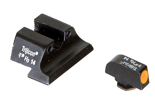 Trijicon 600543 HD Night Sights Green Tritium Orange Outline Front & Black Outline Rear for Glock 20/21 Large Frame