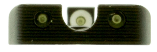 TruGlo TG231MP1W Tritium Pro Night Sight Set Green Tritium White Outline Front Green Tritium Rear