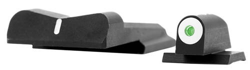 XS Sights SW0019S3 DXW Big Dot Night Sights for Smith & Wesson - Green Tritium Front, White Stripe Rear