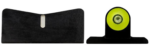 XS Sights SI0013S3Y DXT2 Big Dot Night Sights for Sig Sauer Yellow Outline Green Tritium Front White Stripe Rear