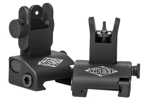 Yankee Hill 5040 QDS Quick Deploy Sight Set Black Anodized for AR Platform
