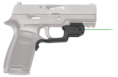 Crimson Trace 0177801 Laserguard Green Laser for Sig P320 M17 M18 Black Polymer