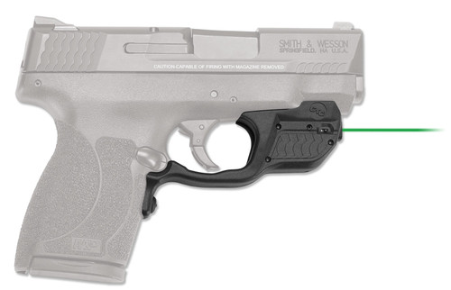 Crimson Trace 0155801 Laserguard for S&W M&P Shield .45 ACP, Green Laser, Black Polymer