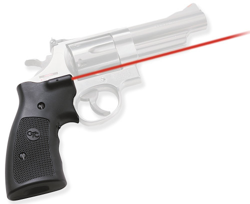 Crimson Trace 011070 Lasergrips for S&W K/L & N Frame Revolvers, Red Laser 633nM 5mW, Black Polymer