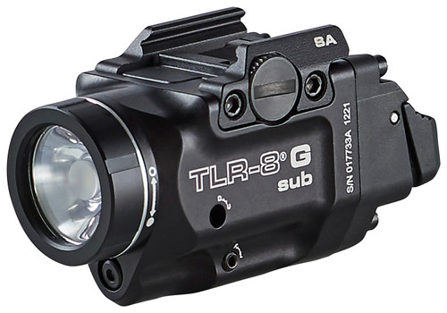 Streamlight 69439 TRL-8 G Sub Gun Light with Green Laser Black 500 Lumens for Springfield Armory Hellcat