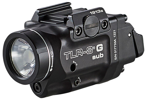 Streamlight 69438 TRL-8 G Sub Gun Light with Green Laser Black 500 Lumens 1913 Short Rail Pistol