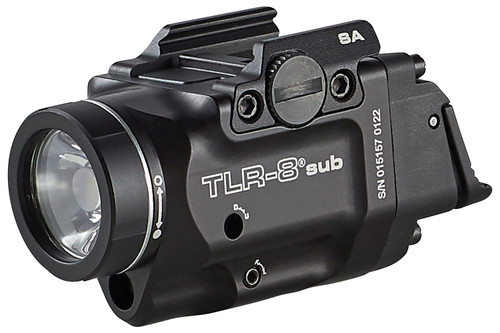 Streamlight 69419 TLR-8 Sub Gun Light with Red Laser Black 500 Lumens Springfield Armory Hellcat