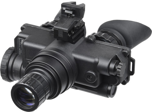 AGM Global Vision Wolf-7 PRO NW1 Night Vision Goggles Black 1x 27mm Gen 2+ Level 1 45-54 lp/mm White Filter