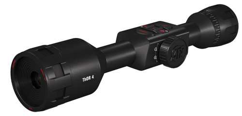 ATN Thor 4 384 Thermal Rifle Scope Black Anodized 7-28x 384x288 Multi Reticle with Rangefinder