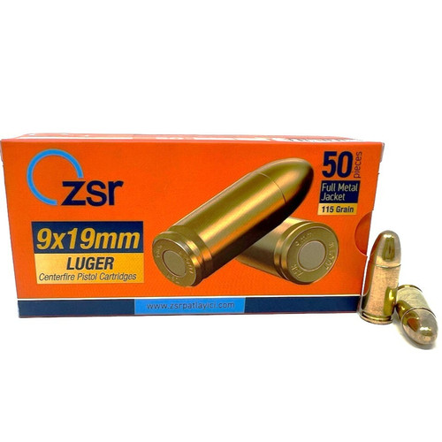 ZSR 9mm Full Metal Jacket(FMJ) 115 Grain