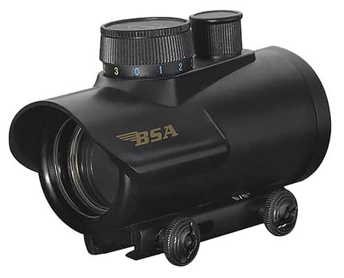 BSA HMRGBD30CP 30mm Red Green Blue Dot Sight Matte Black 1x 5 MOA