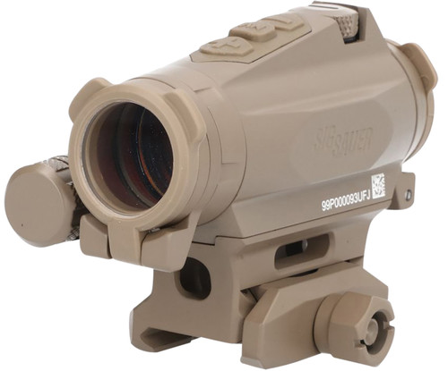Sig Sauer Romeo4XT-Pro Flat Dark Earth 1x20mm 2 MOA Red Ballistic Circle Dot Multi Reticle Sight