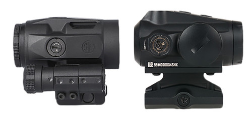 Sig Sauer Electro-Optics SORJ5101 Romeo5 Gen II w/Juliet 3 Magnifier Black 1x20mm/3x22mm, 2 MOA Red Dot/Micro Magnifier