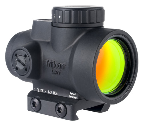 Trijicon MRO SD Black 1x25mm 2 MOA Green Dot Sight with Low Mount