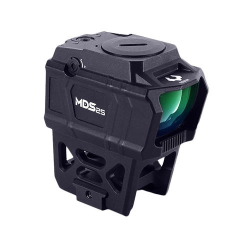 Viridian MDS25 Black Anodized 1x 29mm 3 MOA Green Dot Modern Dot Sight