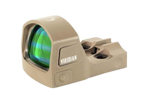 Viridian 9810143 RFX15 Flat Dark Earth 1x17x24mm 3 MOA Green Dot Shield/Picatinny Reflex Sight