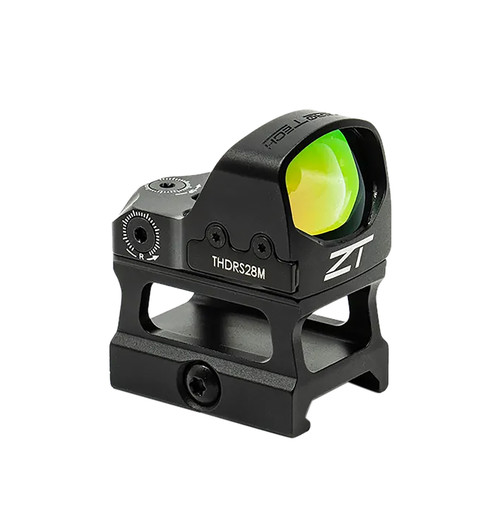 ZeroTech Optics THDRS28MH Thrive HD Black 1x 28x20mm Multi Reticle Red Dot Reflex Sight High Riser