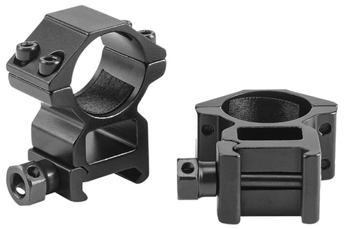 Riton Optics X1M 1-Inch Medium Scope Rings Matte Black Aluminum