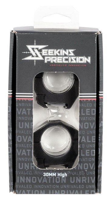 Seekins Precision 0010620012 Scope Rings Matte Black 30mm High Height Picatinny