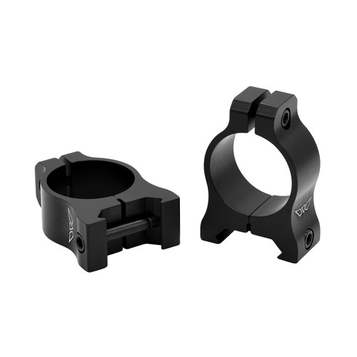 Warne V400M Vapor 1" Low Scope Ring Set Matte Black Aluminum Picatinny/Weaver