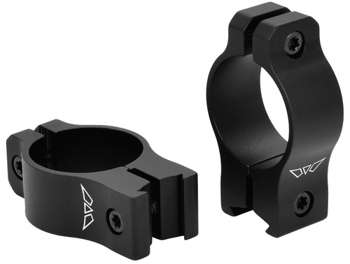 Warne V421M Vapor Rimfire Scope Rings Matte Black 1" Medium 3/8" Dovetail 0 MOA