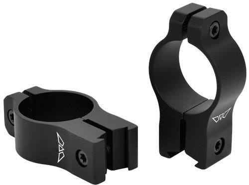 Warne V422M Vapor Rimfire Scope Rings Matte Black 1" High 3/8" Dovetail 0 MOA