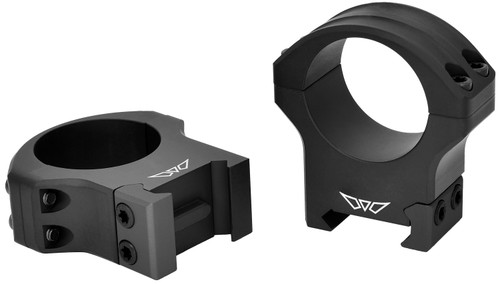 Warne 8515M HyperLite Matte Black MagnaFusion Alloy 30mm High Scope Rings Maxima/Weaver/Picatinny