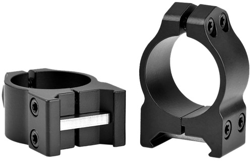 Warne 200M Maxima Matte Black 1" Low Vertical Scope Rings 0 MOA