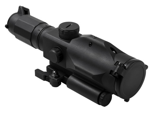 NcStar VSRTP3940GV3 SRT Gen 3 Black 3-9x40mm Illuminated P4 Sniper Reticle with Integrated Green Laser Scope