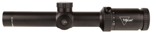 Trijicon 2900018 Credo HX Satin Black Riflescope 1-6x24mm 30mm Tube LED Illuminated Green BDC Hunter Holds .223 Reticle