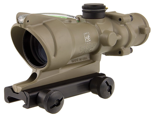 Trijicon TA31D100313 ACOG 4x32mm Chevron Reticle FDE Riflescope