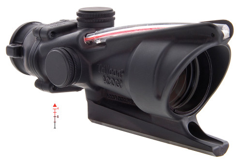 Trijicon ACOG 100213 4x32mm Fixed Riflescope Black Hardcoat Anodized Illuminated Red Triangle Post Reticle