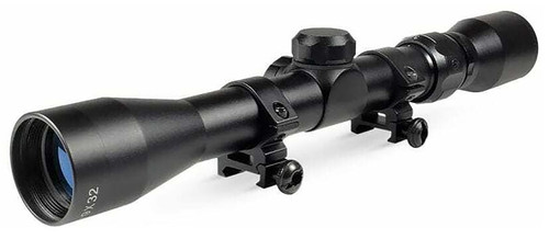 TruGlo Buckline TG8539XB 3-9x32mm Riflescope Black Anodized Duplex BDC Reticle with 3/8" Dovetail Rings