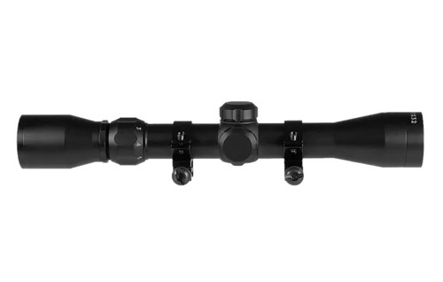 TruGlo Trushot TG-853940B 3-9x40mm Black 1" Tube Duplex Reticle Rifle Scope w/Rings