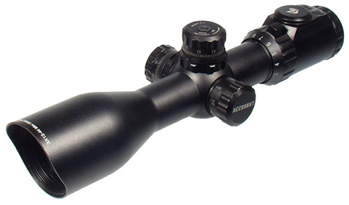 UTG Accushot SCP3-UM312AO 3-12x44mm 30mm Tube Illuminated Red/Green Mil-Dot Rifle Scope